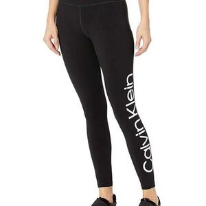 Calvin Klein Women's Calvin Logo High Waist 7/8 Tight Legging Size Large